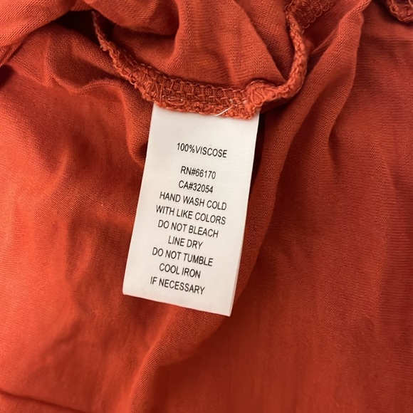 Nom de Plume orange crop top - Picture 3 of 4